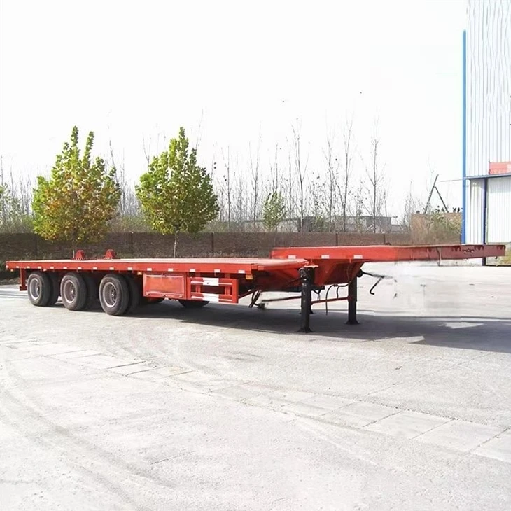 3 Axles Flatbed Extendable Trailer 3 Axles Flatbed Extendable Trailer