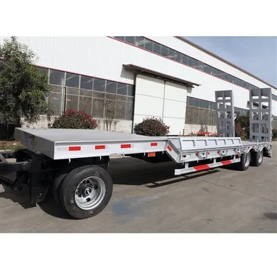 Lowboy מלא טריילר עם רמפה